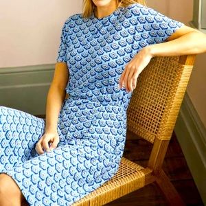 Boden flutter sleeve jersey dress